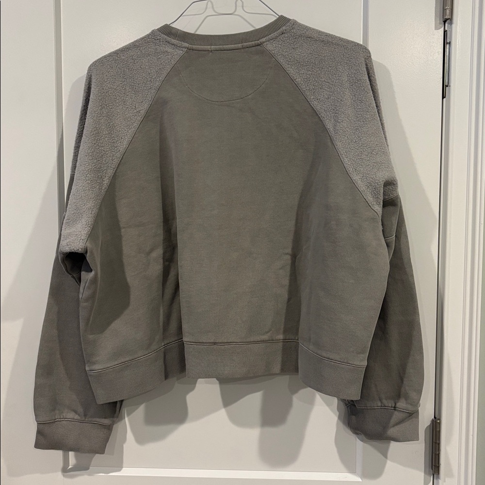 NEW Marine Layer Womens Cloud 9 Crop Crewneck Sweatshirt XL - Picture 6 of 6